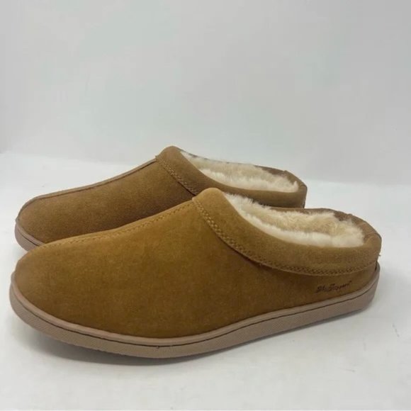 MY SLIPPERS Men's Genuine Leather Suede Slip-Ons NWOT Size 11 - Picture 4 of 8